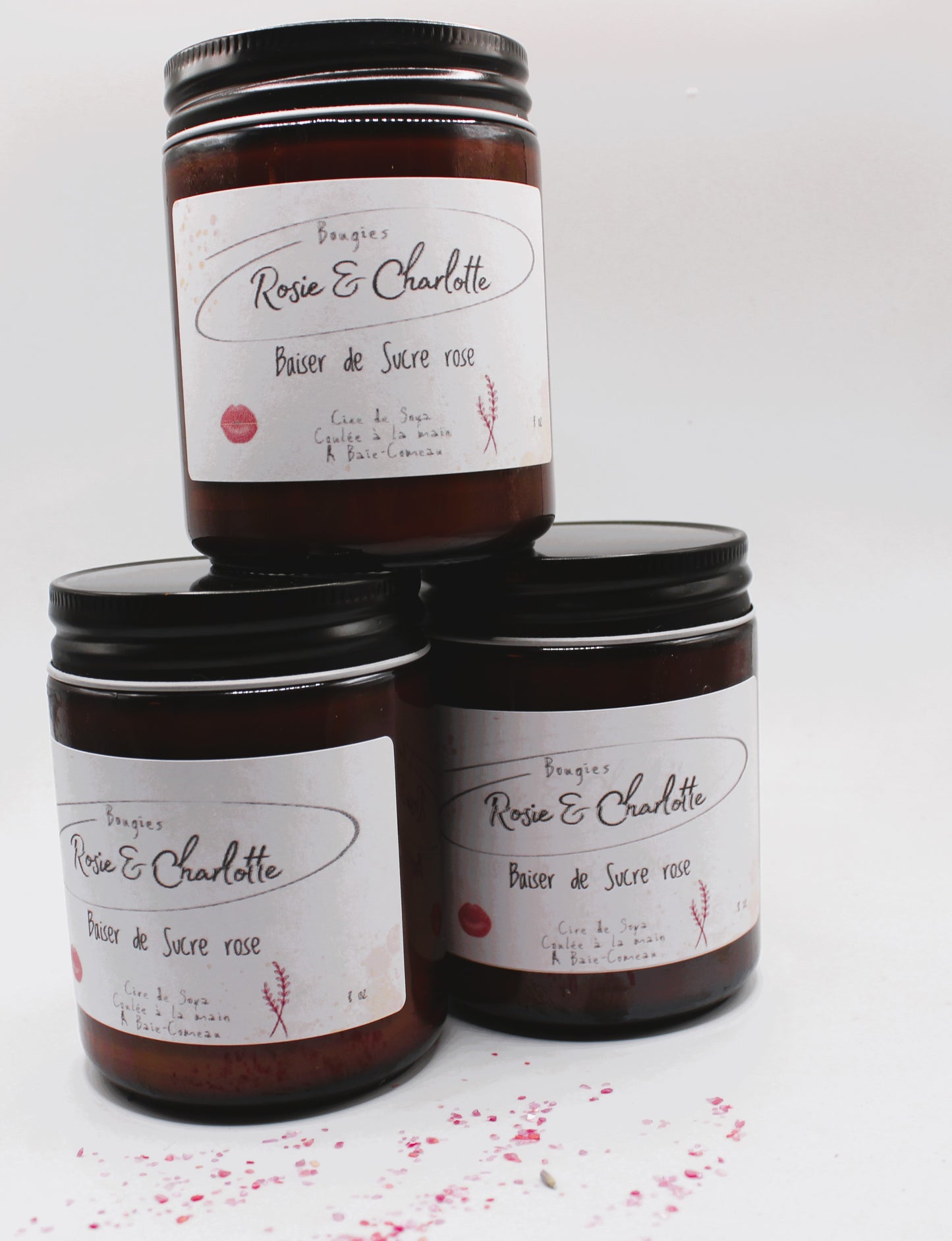 Baiser de sucre rose