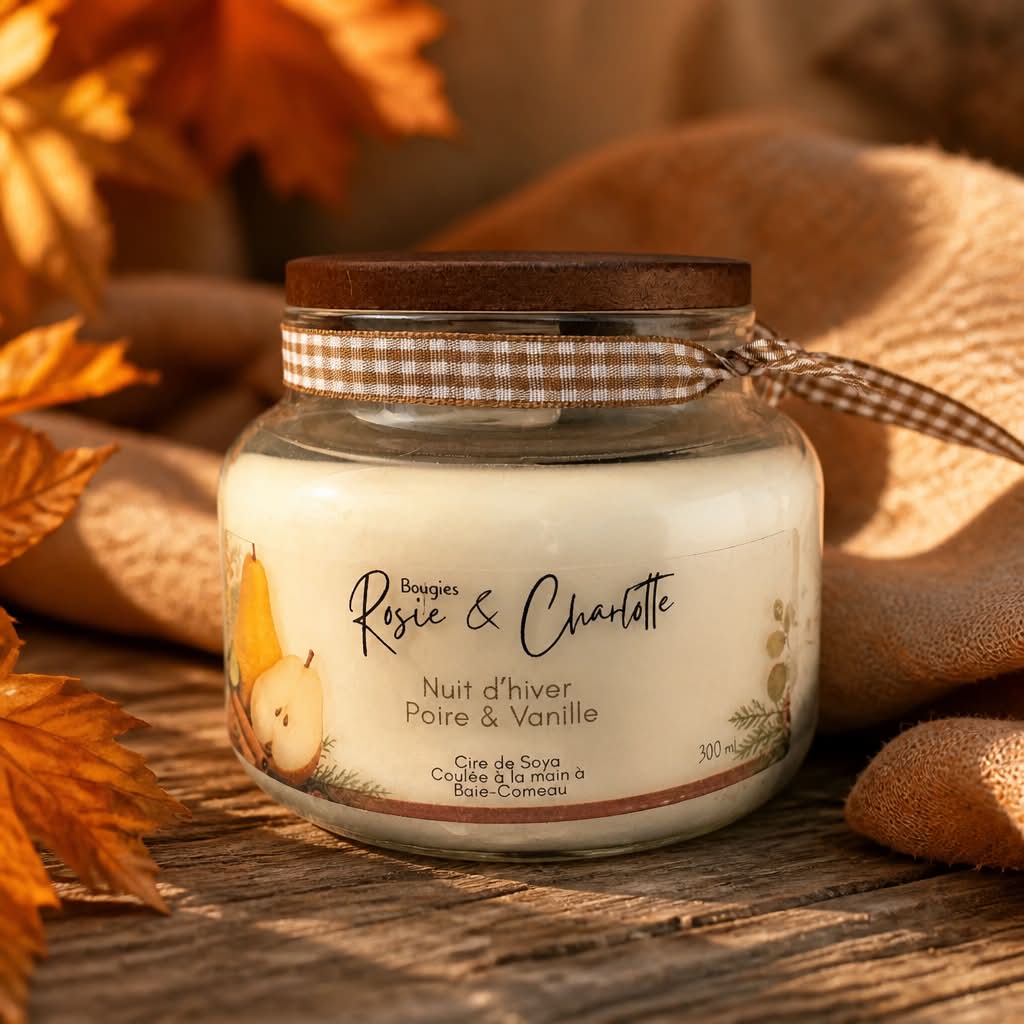 Poire vanille, nuit d'hiver