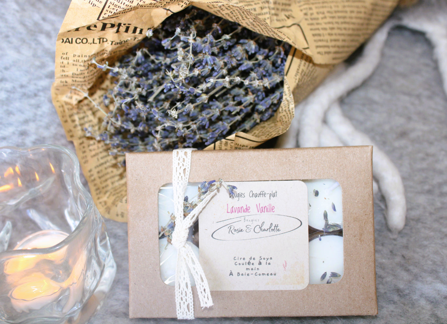 Bougies Chauffe-Plat Lavande & Vanille
