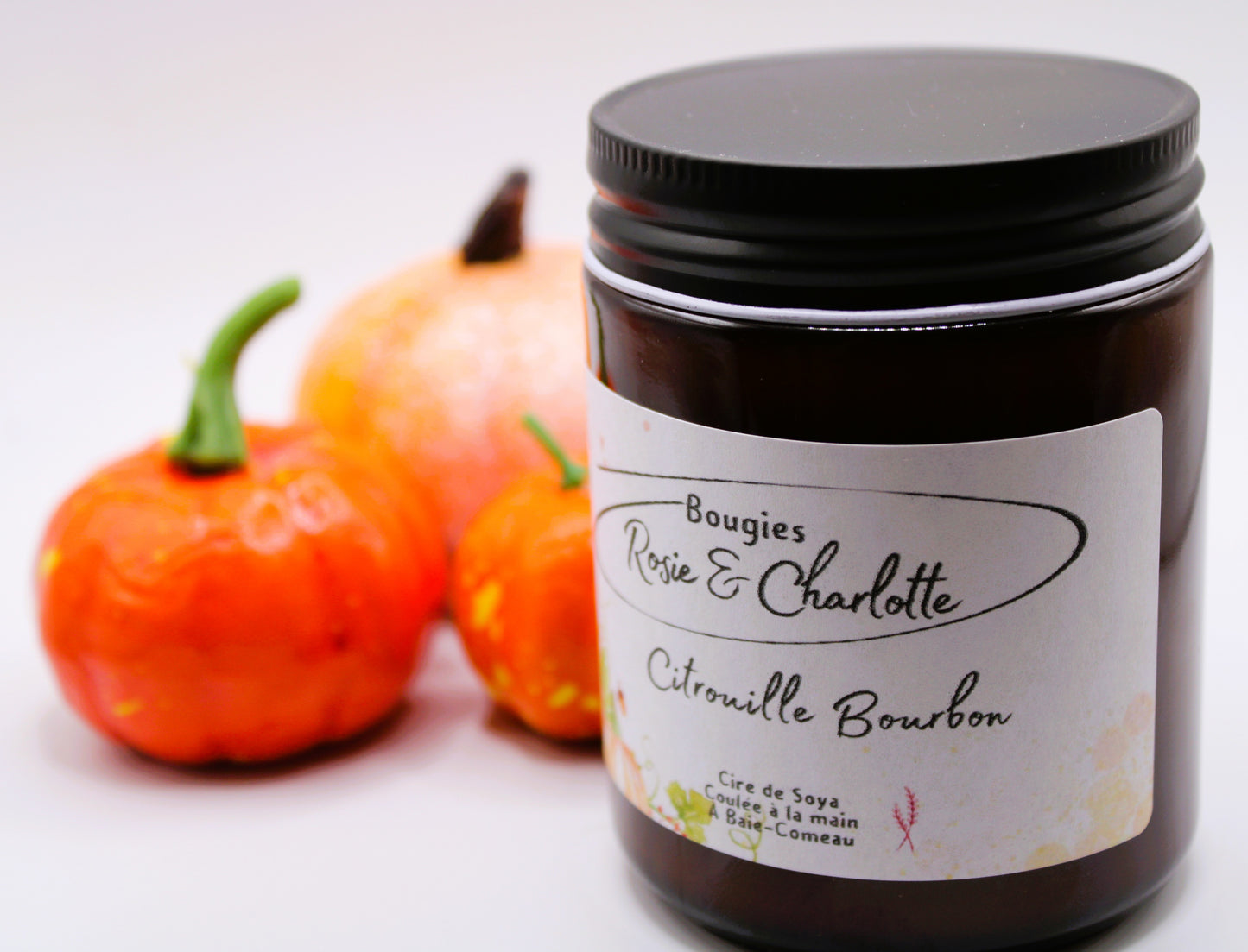 Bougie Citrouille Bourbon