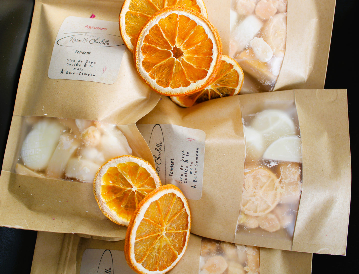 Fondant agrumes en sac