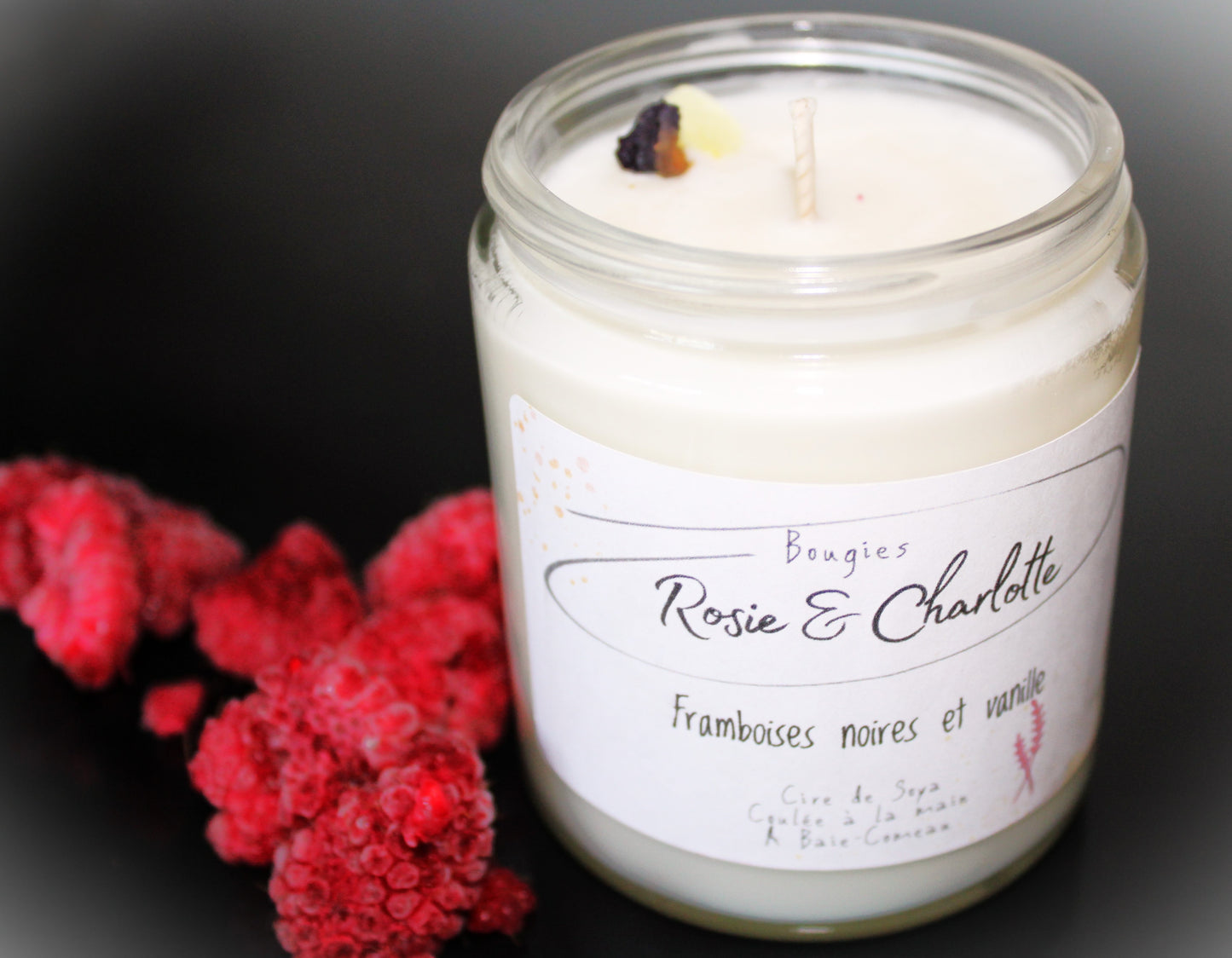Bougie Framboises noires & Vanille