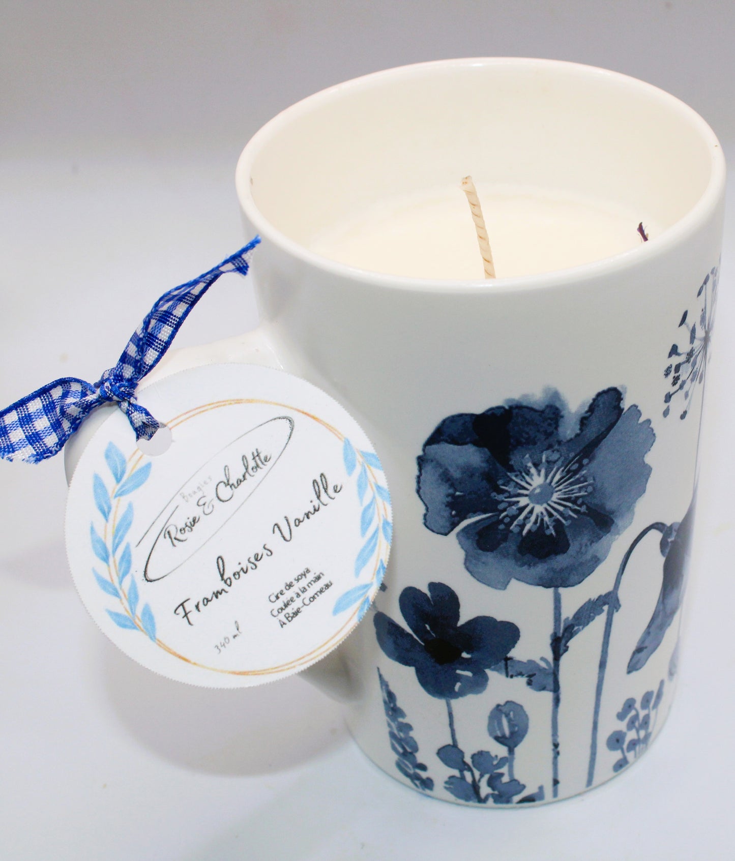 tasse Bougie Framboise et Vanille 360 ml