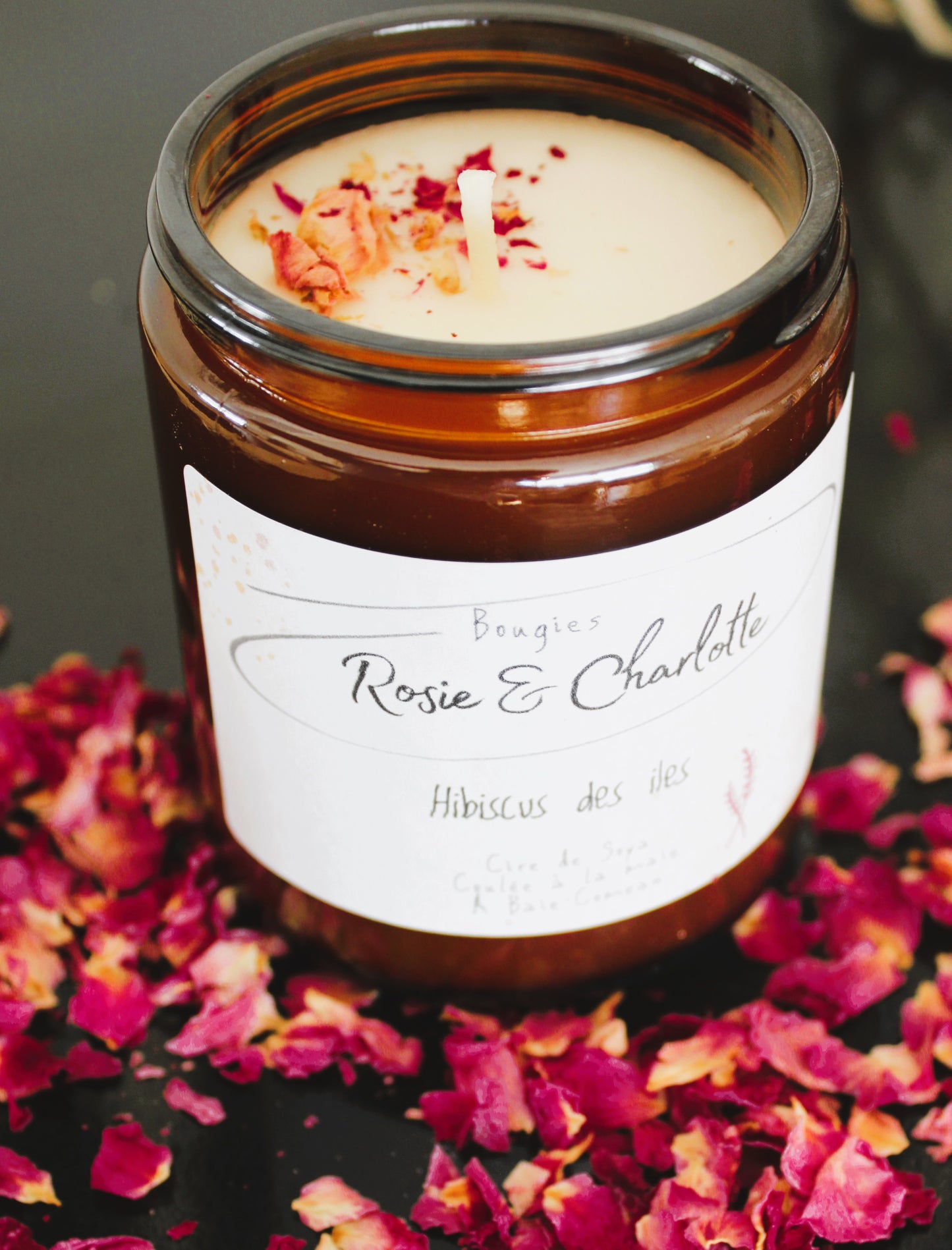 Bougie Hibiscus des Iles