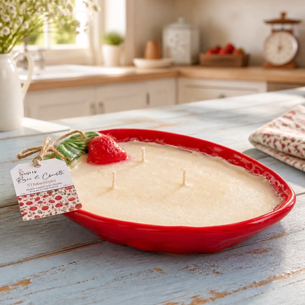 Bougie Fraise Vanille