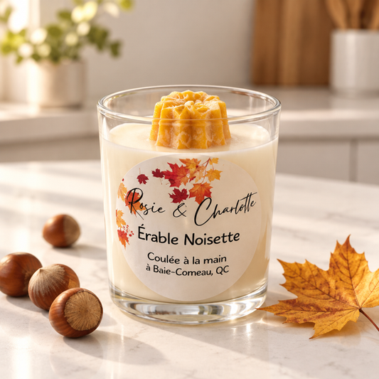 Bougie érable noisette  120 ml