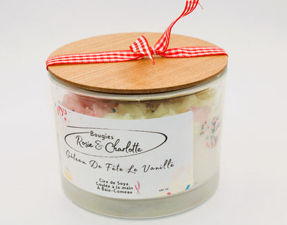 Gâteau de fête vanillé