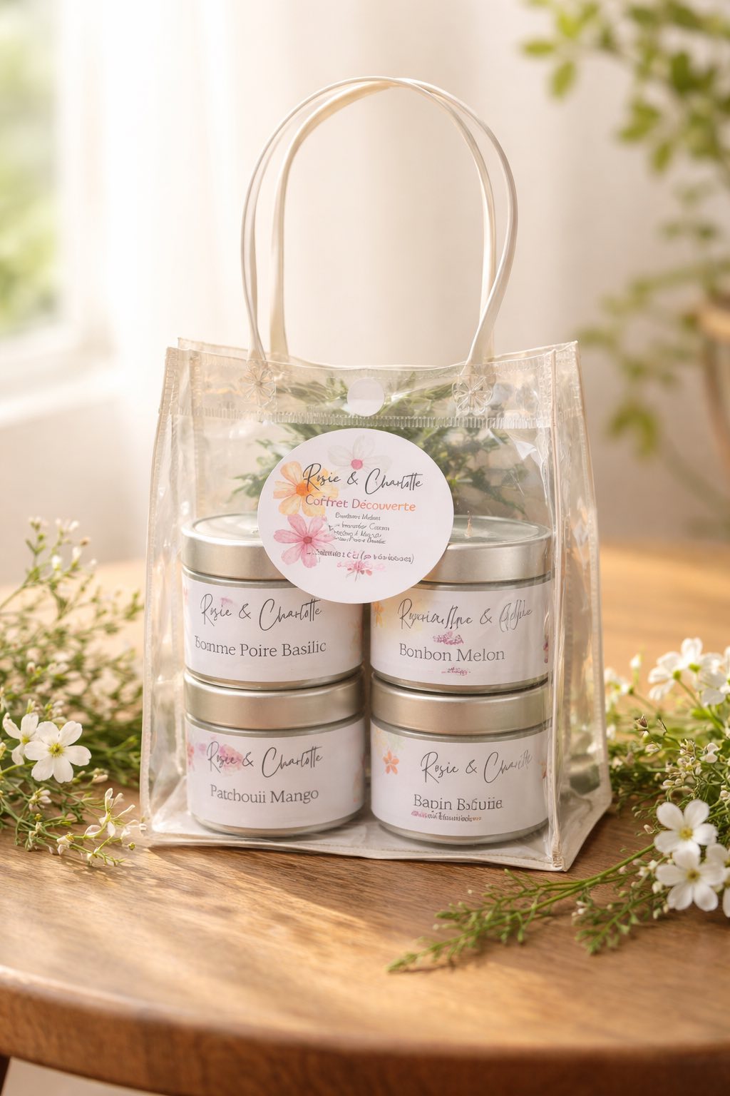 Ensemble 4 Bougies de 60 ml