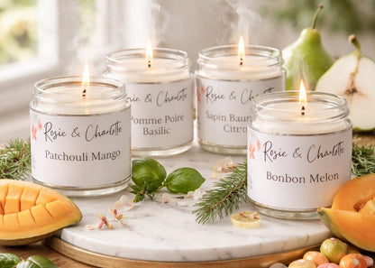 Ensemble 4 Bougies de 60 ml