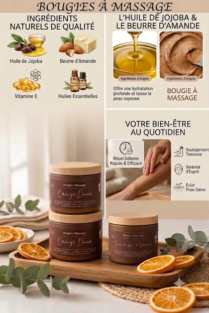 Bougie à massage