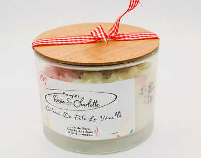 Gâteau de fête vanillé