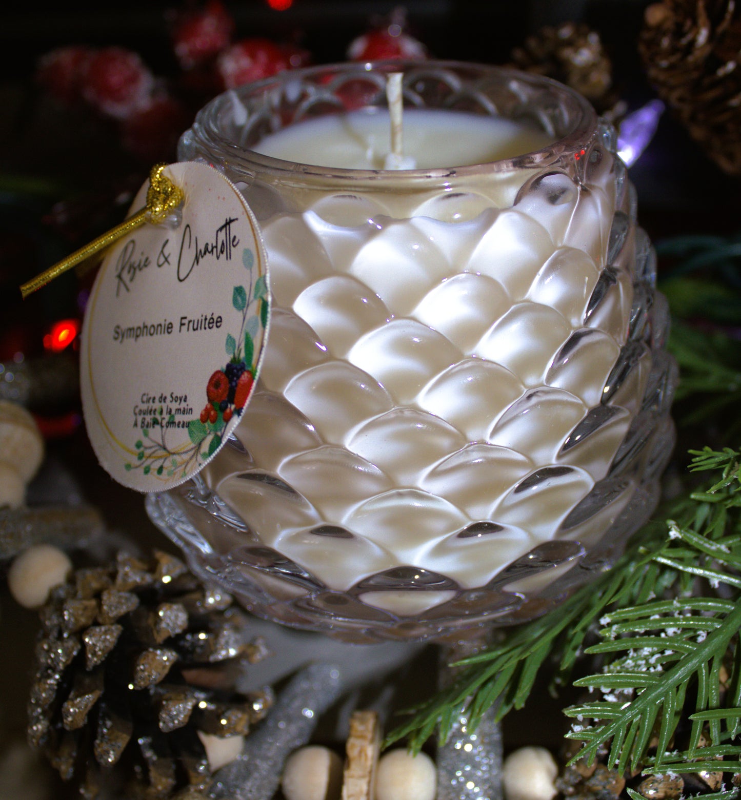 Bougie de verre La cocotte 200 ml