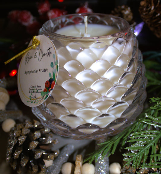 Bougie de verre La cocotte 200 ml