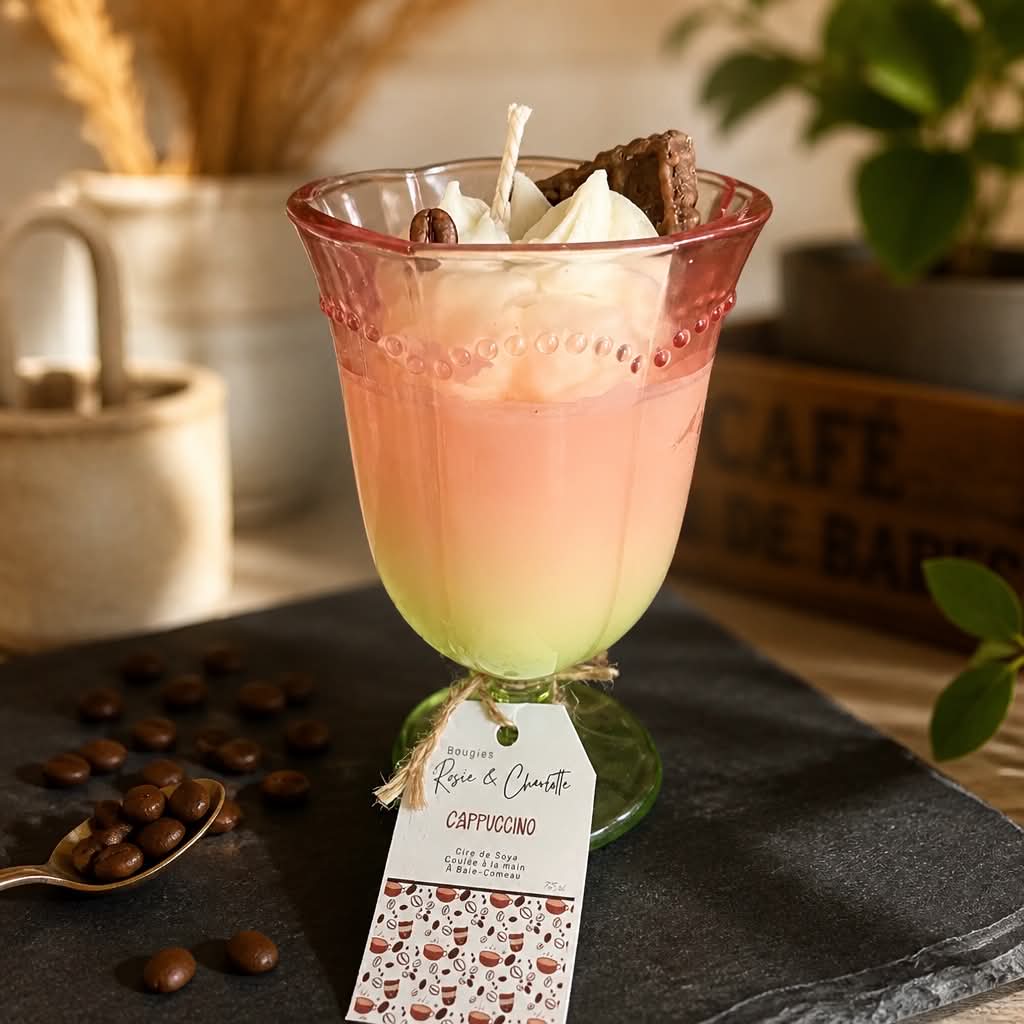 Bougie gourmande cappuccino