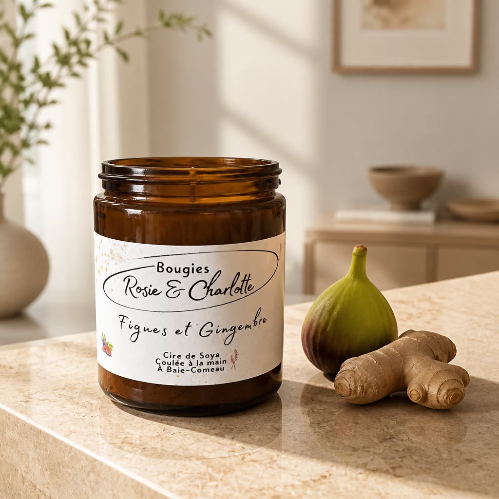 Bougie Gingembre & Figues