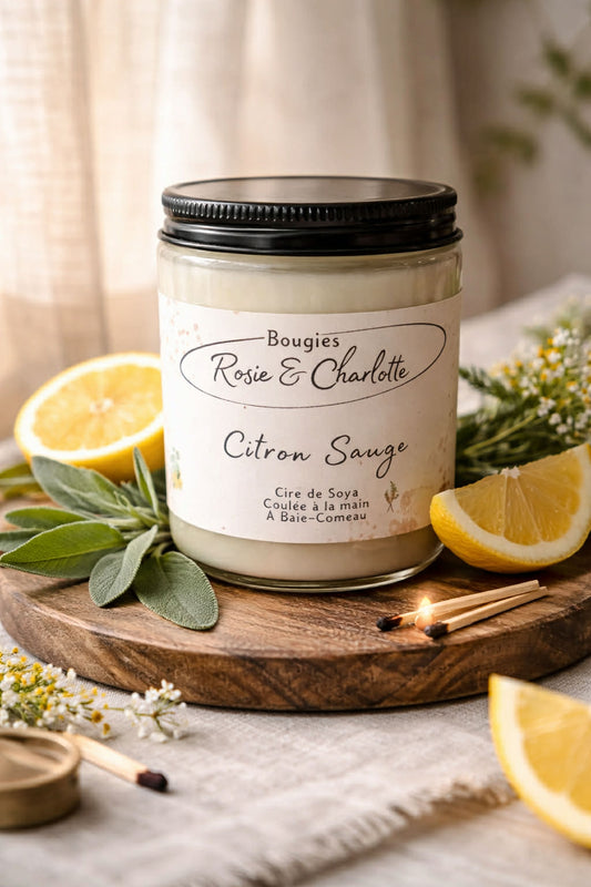 Bougie Citron & Sauge