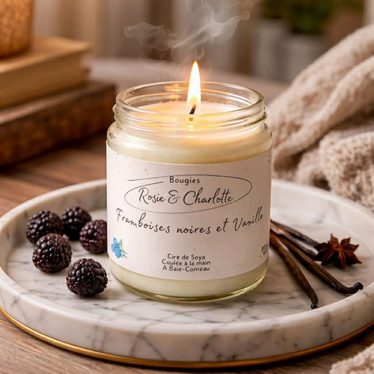 Bougie Framboises noires & Vanille