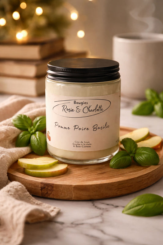 Bougie pomme poire & Basilic