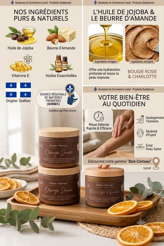 Bougie à massage